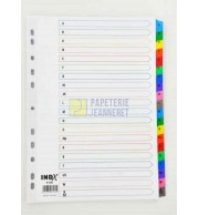 INTERCALAIRES MYLAR A4+ ALPHABETIQUES