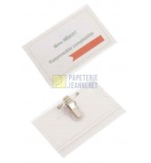 BAD5490-badges-a-epingle-en-pvc-pince-54x90mm---boite-de-50