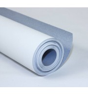 PAPIER A PEINDRE 120grs FACE BLANCHE/BLEUE ROUL.10X1M