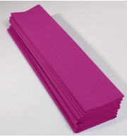 PAPIER CREPON PQT 10 RLX CYCLAMEN 40%
