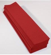PAPIER CREPON PQT 10 RLX ROUGE 40%