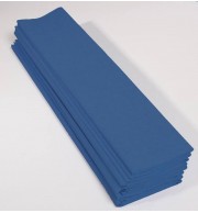 PAPIER CREPON PQT 10 RLX BLEU PETROLE 40%