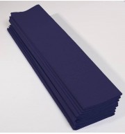 PAPIER CREPON PQT 10 RLX BLEU MARINE 40%