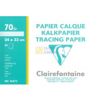 PAPIER CALQUE 240X320 75G / POCH 20F