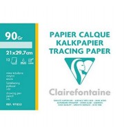 PAPIER CALQUE 210X297 90G / POCH 12F
