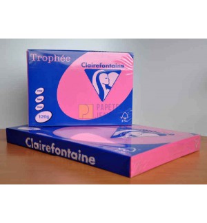 RAMETTE 250F REPRO CLAIREFONTAINE 120G A4 ROSE FUCHSIA