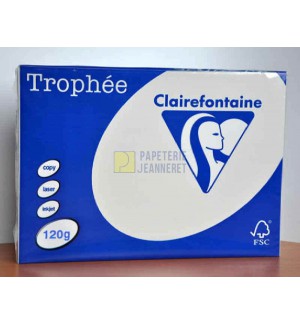 RAMETTE 250F REPRO CLAIREFONTAINE 120G A4 GRIS ACIER