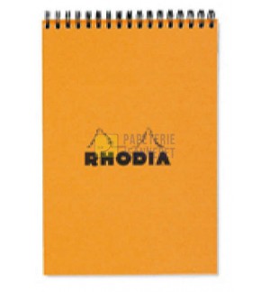 BLOC RHODIA 74X105mm QUADRILLE 5X5 - 80G - SPIRALE