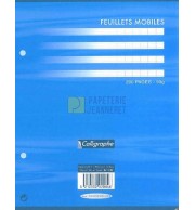 FEUILLETS MOBILES 90G SEYES 17X22cm - PAQUET DE 100