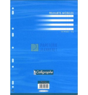 FEUILLETS MOBILES 90G SEYES A4 - PAQUET DE 50 FEUILLES