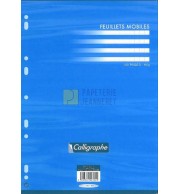 FEUILLETS MOBILES 90G SEYES A4 - PAQUET DE 50 FEUILLES