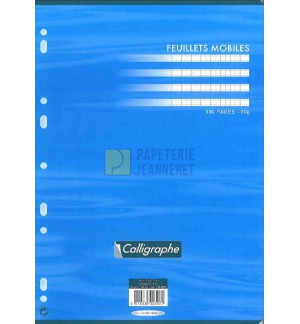 FEUILLETS MOBILES 90G 5X5 A4 - PAQUET DE 50 FEUILLES