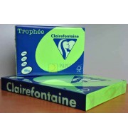 RAMETTE 500F REPRO CLAIREFONTAINE 80G A3 VERT FLUO