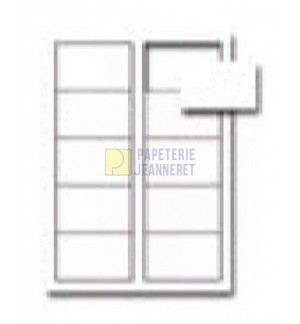 PLANCHES POUR CARTES DE VISITE 85X54mm 200G - PAQUET DE 220