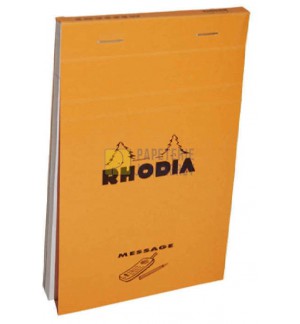 BLOC MESSAGES RHODIA 110X170mm - 100 FEUILLES