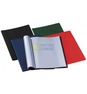 PROTEGE-DOCUMENT 60 VUES EN PVC 6/100° - ROUGE