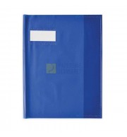 PROTEGE-CAHIER 17X22cm 12/100° BLEU ROY