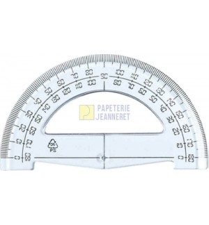 RAPPORTEUR D'ANGLES SEMI CIRCULAIRE 12cm