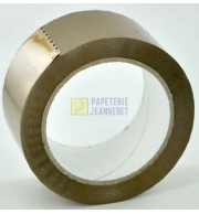 ADHESIF QUALITE PP HAVANE ROULEAU 50mm x 66m