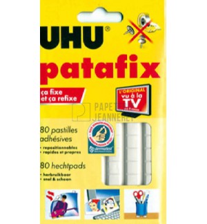 PATAFIX UHU - 80 PASTILLES BLANCHES