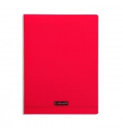 CAHIER POLYPRO 21X29.7cm SEYES 140P 90G - ROUGE