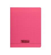 CAHIER POLYPRO 24X32cm SEYES 140P 90G - ROUGE
