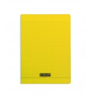 CAHIER POLYPRO 24X32cm SEYES 140P 90G - JAUNE