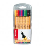FEUTRES STABILO POINT 88 - POCHETTE DE 10 ASSORTIS