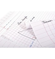 PAPIER AFFICHE 25 FEUILLLES 60X80 CM REGLURE SEYES