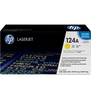 HP CART LASER 2600 Q6002A JAUNE / 178263 / N124A