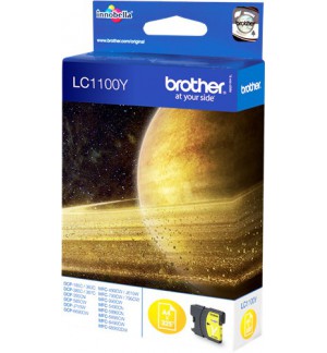 BROTHER CART JET ENCRE LC1100 JAUNE / 843682