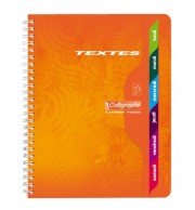 CAHIER DE TEXTES A SPIRALE 144P SEYES 70G