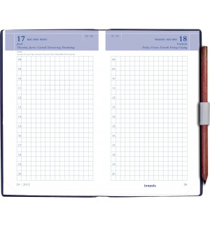 AGENDA DE CHANTIER 1JOUR PAR PAGE 8.5X14.5 CM