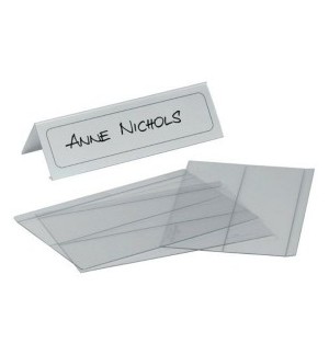 PORTE NOMS 52X100mm - SACHET DE 10