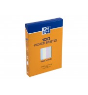 Étui de 100 fiches - bristol quadrillé 5x5 non perforé 148x210mm Couleurs assorties Étui de 100 fiches - bristol quadrillé 5x5 non perforé 148x210mm Couleurs assorties