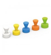 AIMANTS QUILLE COULEURS ASS - PAQUET DE 10