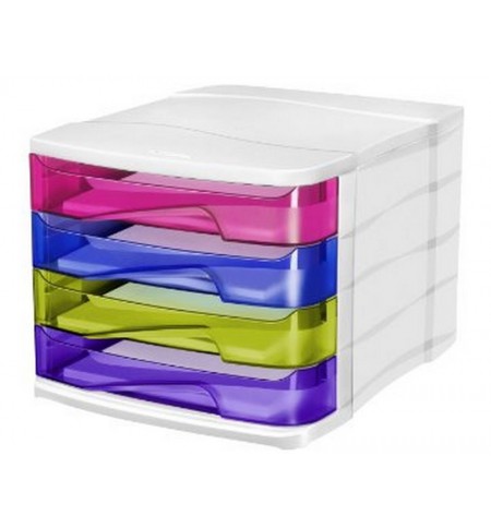 BUR394-bloc-classement-4-tiroirs-multicolore
