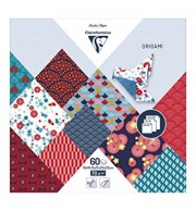 PAPIER ORIGAMI 3 FORMATS 60 FEUILLES HANAYO