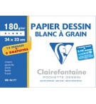 PAD96177-papier-dessin-blanc-a-grain-240-x-320-180grs-poch-12-flles-3gratuites - Vue 1