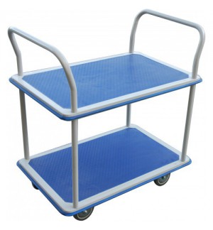 CHARIOT DOUBLE PLATEAUX (PLATEAU 48x74cm) 250KG