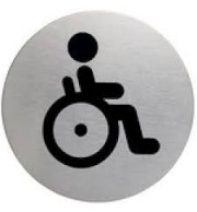PICTOGRAMME ADHESIF LOGO HANDICAPE