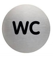 PICTOGRAMME ADHESIF LOGO WC