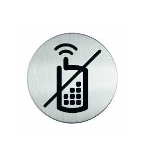 PICTOGRAMME ADHESIF LOGO PORTABLE INTERDIT