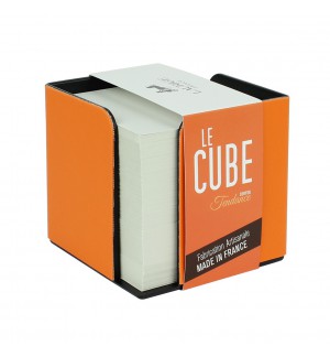 BLOC CUBE SIMILI ORANGE