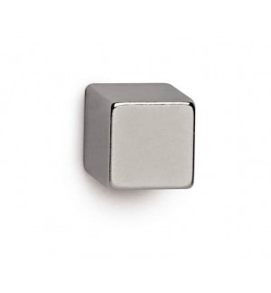 AIMANT CUBE COLORIS ARGENT 10MM - PAQUET DE 4