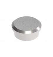 AIMANT ROND COLORIS ARGENT DIAM 16MM - FORCE 5KG