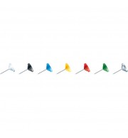 BOITE 100 EPINGLES ASSORTIES A TETE PLATE