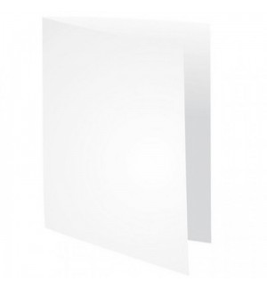 CHEMISES 240X320mm 210G BLANC - PAQUET DE 10