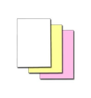 167 LIASSES TRIPLI (500 FEUILLES) A4 BLANC/JAUNE/ROSE