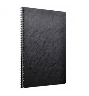 CAHIER SPIRALE AGE BAG 210x297mm (A4) SPIRALES 100P LIGNEES - NOIR